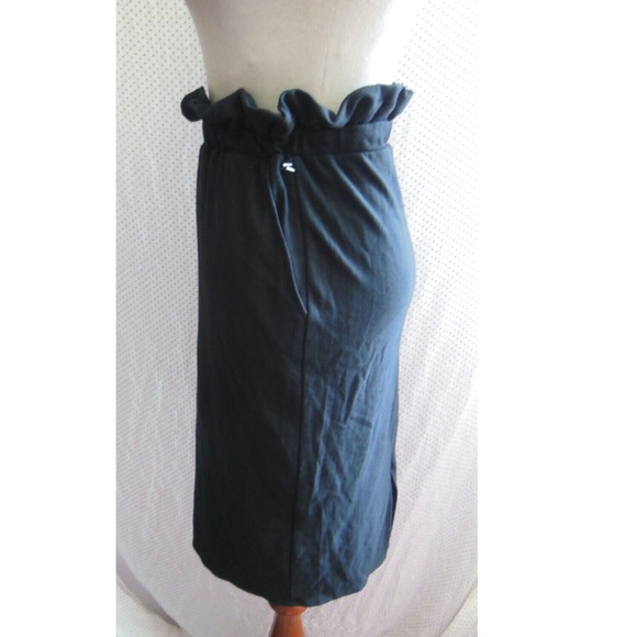 NEW KATIE MAY Black Knit RUFFLE WAIST Always Trending PENCIL Pocket SKIRT S - Picture 14 of 16